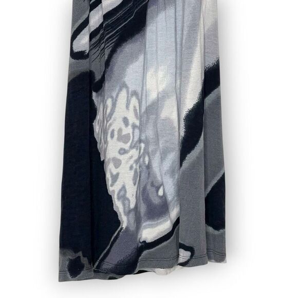 Express Y2K Babydoll Tank Top Marble Black & White Women's Size Small - Picture 6 of 11